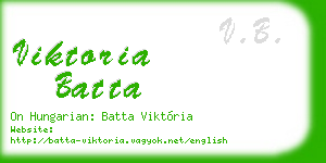 viktoria batta business card